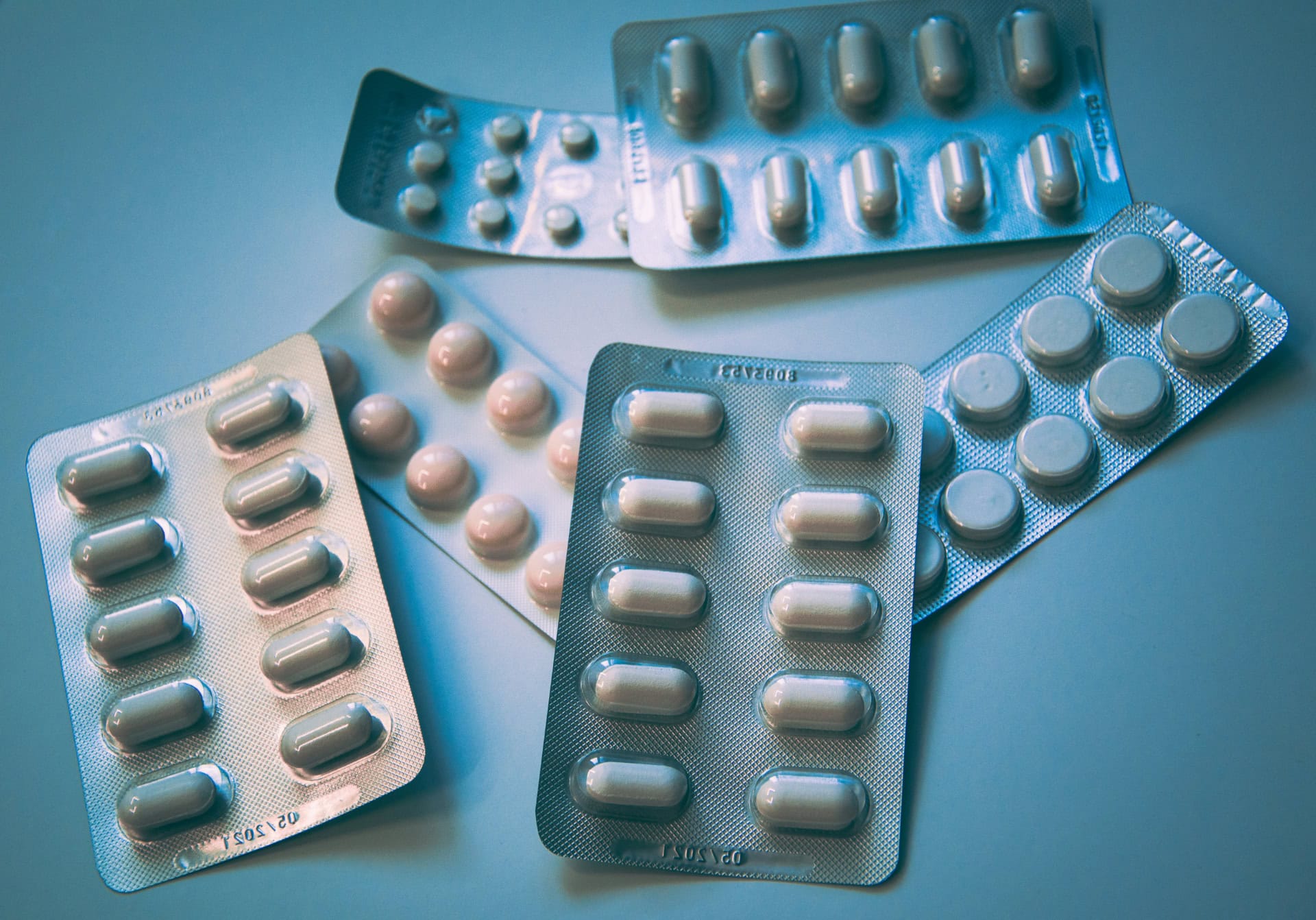 Blister packs of prescription tablets, one of several medication options used in OCD treatment